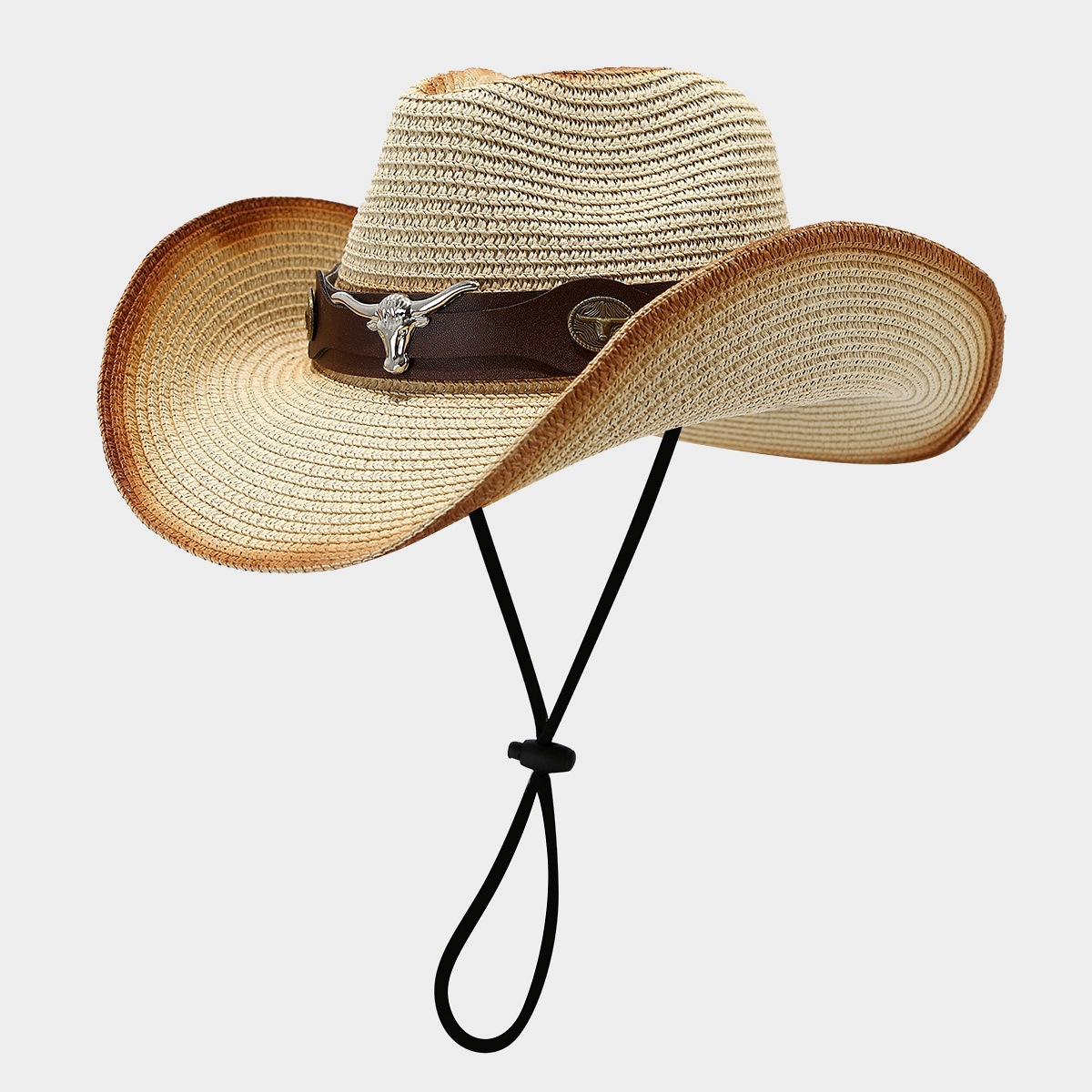 Cowboy Hat Straw - Yeni Amerikan Batı Tarzı Kovboy Hasır