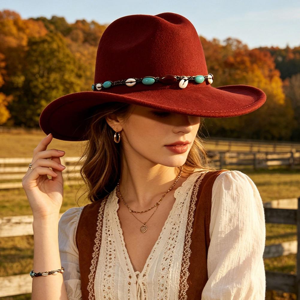 Batı Kovboy Tarzı Şapka, Yün K - Fedora Hat Wool incelemesi ve fiyatı