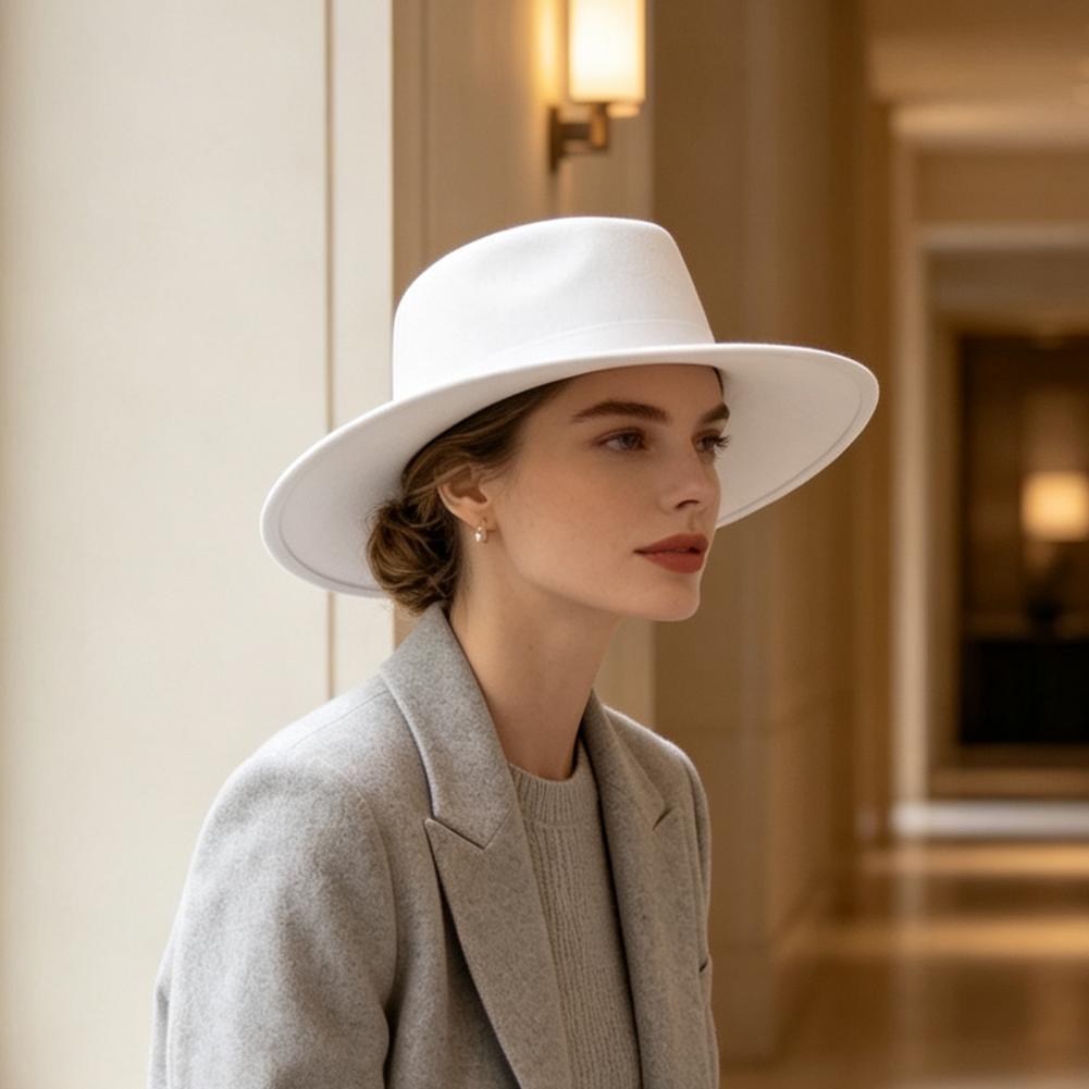 Geniş Kenarlı Kadın Şapkası, Ç - Fedora Hat Wool incelemesi ve fiyatı