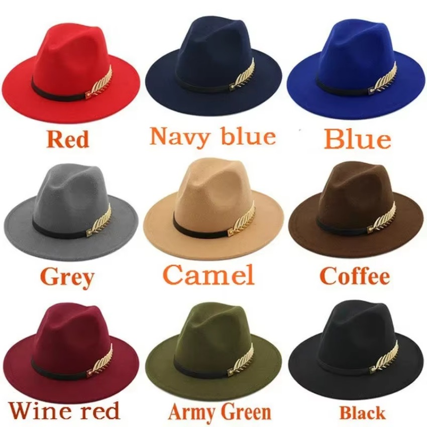 1 adet Yeni Moda Unisex Erkek  - Fedora Hat Wool incelemesi ve fiyatı